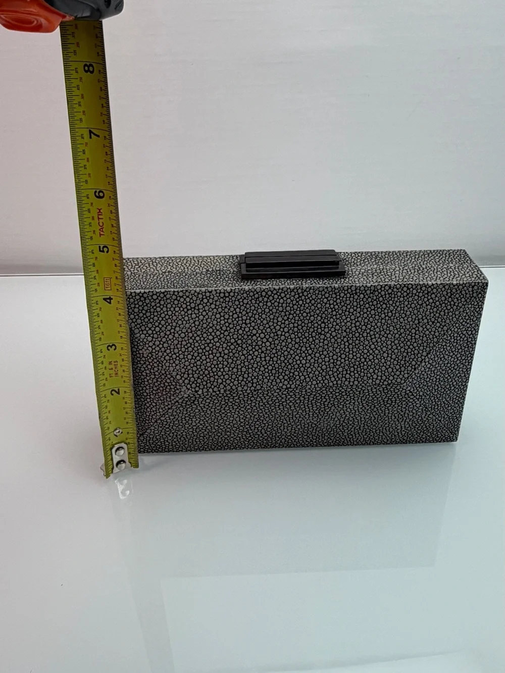 Namu Diamond Clutch in Stingray Leather